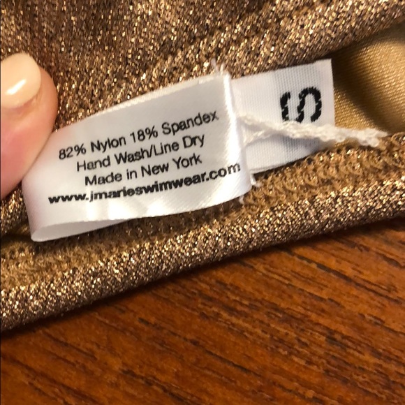 J. MARIE SWIM | High Waist Rose Gold Bottoms - Picture 6 of 7